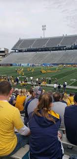 Mountaineer Field Section 127 Home Of West Virginia