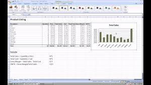 Excel 2007 How To Create A Graph Or Chart Using Your Spreadsheet Data