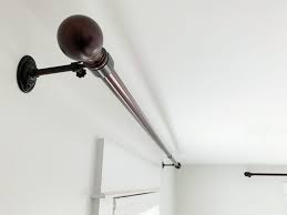 a quick way to hang curtain rods