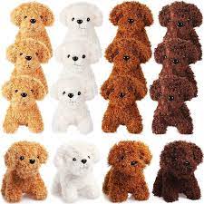 12 pieces mini plush dogs stuffed puppy