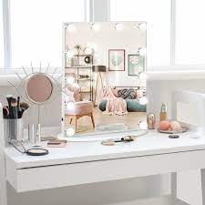 homcom vanity mirror with lights