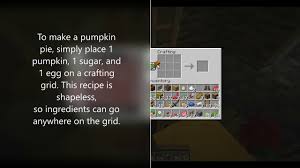 how to make pumpkin pie in minecraft