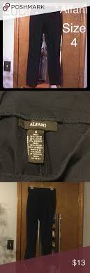 Euc Alfani Black Pants Size 4 Excellent Condition They Are