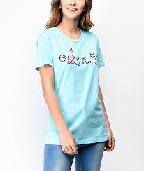 Jv By Jac Vanek Get Me Out Of Here Blue T Shirt