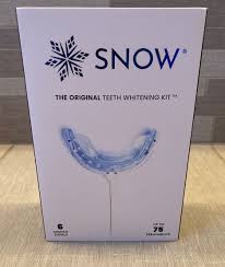 snow cosmetics at home teeth whitening