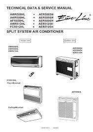 service manual split system air conditioner