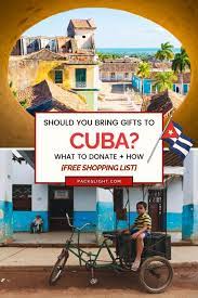 what to donate on your cuba trip free