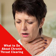 frequent throat clearing