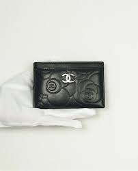 Chanel Camellia Card Holder