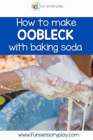 how do you make oobleck with baking soda