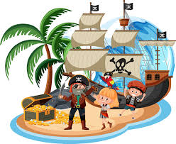 More images for pirate ship images for kids » Pirate Ship On Island With Many Kids Isolated On White Background 2296904 Vector Art At Vecteezy