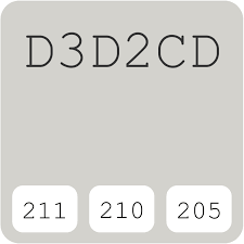 D3d2cd Hex Color Code Schemes Paints
