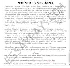 gulliver s travels ysis 843 words