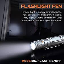 gifts for men tactical pen with led