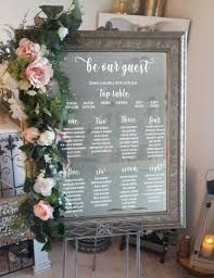 Wedding Table Plan Decal Be Our Guest In 2019 Wedding