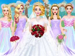 wedding games fashion dress up on the