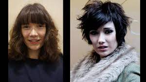 cut hair in layers with bangs hairstyle