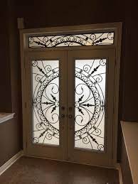 Decorative Glass Door Inserts Modern