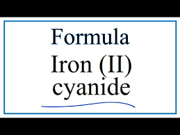 formula for iron ii cyanide