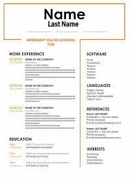 Therefore, if you are a college student and you are interested in academia or medicine, you need to know how to write an undergraduate cv. Resume Template For Internship Customize In Word Free Cv