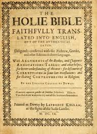 Douay Rheims Bible Wikipedia