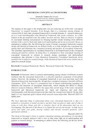pdf theorizing conceptual framework