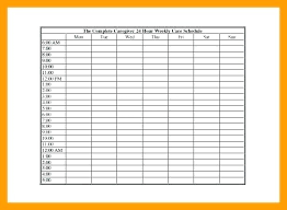 Hour Shift Schedule Template Free Hourly Daily Planner