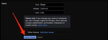 How to change name in facebook without 60 days 2021. How To Change Your Name Or Username On Facebook Computerya