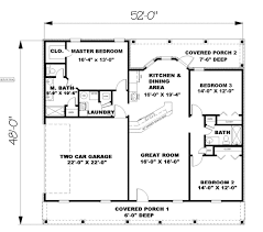 House Plan 64552 One Story Style With