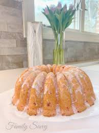 Soon as cake is taken from oven. How To Make Sensational Strawberry Bundt Cake With Lemon Glaze Family Savvy