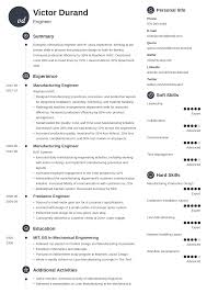 Resume formatting (font, margins, the order of sections, etc.) compliance with industry norms; Engineering Resume Templates Examples Essential Skills