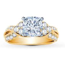 Hearts Desire Ring Setting 3 4 Ct Tw Diamonds 18k Yellow