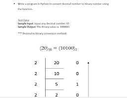 convert decimal number to binary number