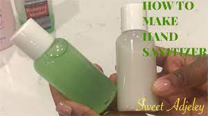 how to make hand sanitizer two ways