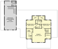 3 Bed Farmhouse Plan With Man Cave