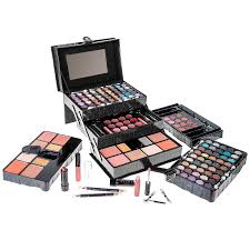shany all in one makeup kit eyeshadow blushes powder lipstick more holiday exclusive black