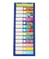 Scholastic Teaching Resources Daily Schedule Pocket Chart Set