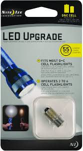 How to make 24w rechargeable led flashlight super bright light. Nite Ize Led Upgrade Bulb For C D Flashlights 55 Lumen Bulb Amazon Com