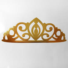 Gold Crown Decal Vinyl Wall Stickers