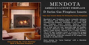 Mendota D Series Gas Fireplace Inserts