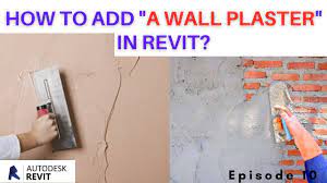 how to add a plaster to a wall in revit