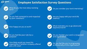 70 employee survey questions every