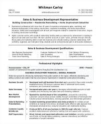 Resume Template Business Resume Template Free Business