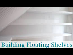 Building Floating Shelves White
