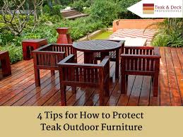 protect teak outdoor furniture