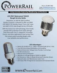 powerrail rough service led bulbs