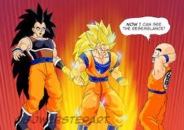 To date in dragon ball z canon, there are only two canon super saiyan 3s: I Drew Raditz Seeing Super Saiyan 3 Goku Dbz