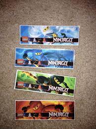 Lego Ninjago Bookmarks