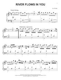 The arrangement doesn't copy any existing material. Yiruma River Flows In You Piano Sheet Music Notes Download Printable Pdf Score River Flow In You Sheet Music Notes Sheet Music