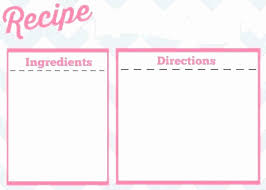 Avery 5389 Template For Word Beautiful Avery Recipe Card